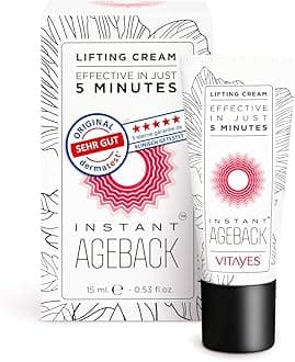 Instant Ageback, Ageless facelift cream - anti aging cream - Instantly reduce under-eye bags, fine lines, deep wrinkles and pores. Lasts up to 9 hours.
