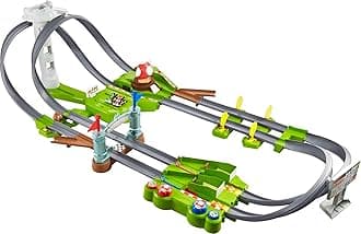 - Mario Kart Circuit Track Set & 2 Toy Vehicles, Racing Playset Includes Booster, Plus Mario & Yoshi Karts (Amazon Exclusive)