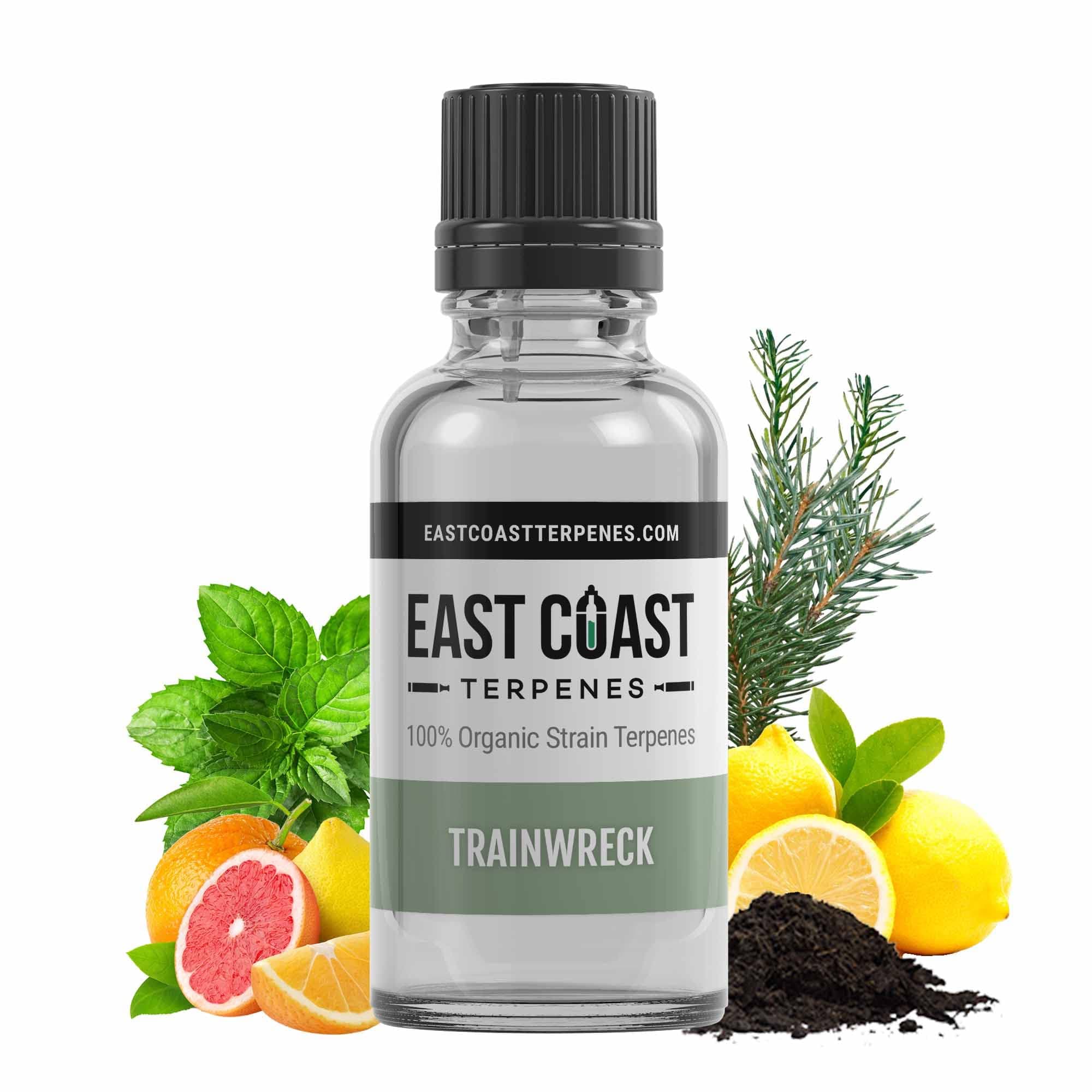 Trainwreck Terpene Liquidizer - 100% Pure Organic Natural Solution for Extracts and Concentrates - East Coast Terpenes (2 mL)