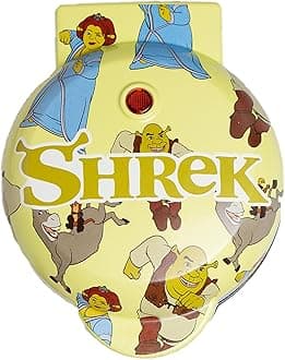 Uncanny Brands Shrek Mini Waffle Maker - Kitchen Appliance