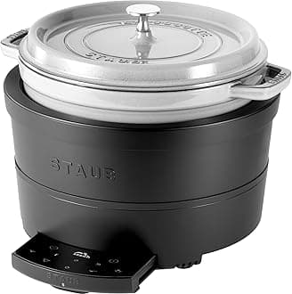 Precision Induction Multi Cooker: Braise, Brown, Steam, Slow Cook and Warm with your Staub Dutch Oven, Matte Black, Dutch Oven Sold Separately