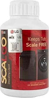 LG ScaLGo Washing Machine Descaler For Front Load and Top Load Washing Machines pack of 200ml (Part code CLS31460003)