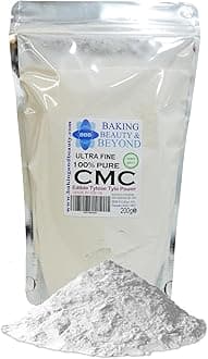 Baking Beauty and Beyond Powerful Edible Tylose Tylo Pure CMC Powder - Gum Tragacanth Glue Powder for Fondant, Gluten Free Gum Powder Perfect for Cake Frosting, Icing Sugar Paste - 200gm (Pack of 1)
