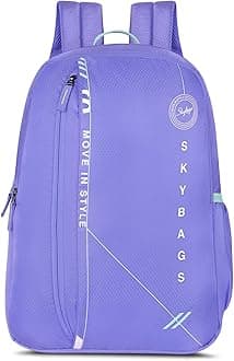 Skybags Casual Backpack 28L, 2 Main Compartments, Bottle Pocket, Front Pocket, Padded Shoulder Strap
