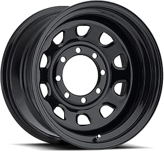 Vision 84 D Window 15x8 5x114.3/5x4.5" +6mm Gloss Black Wheel Rim