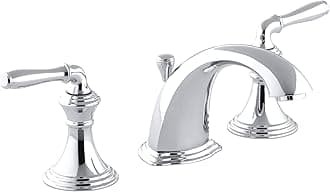 KohlerK-394-4-CP Devonshire Widespread Lavatory Faucet, Polished Chrome