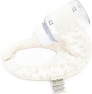 My Bebe Baby Self Feeding Cushion, Baby Self Feeding Pillow, Breast Feeding Pillow, Baby Feeding Bottle Holder, Baby Organic Cotton