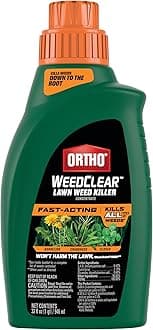 WeedClear Lawn Weed Killer Concentrate - Weed Killer for Lawns, Kills Crabgrass, Dandelion, Clover, 32 fl. oz.