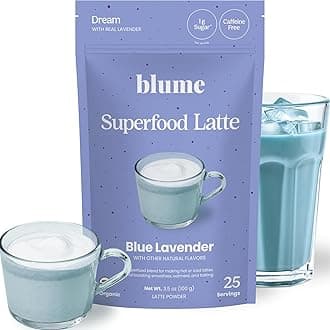 Blume Blue lavender latte, 100 g (Pack of 1)
