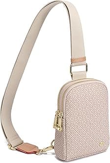 Anti Theft Crossbody Bag for Women, Small RFID Blocking Sling Purse with Zipper Lock for Travel, Vegan Leather