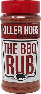 The BBQ Rub, Championship Barbecue Grill and Smoking Seasoning, Spice Blend for Beef, Steak, Ribs, Burgers, Pork, and Chicken, 11 oz Shaker
