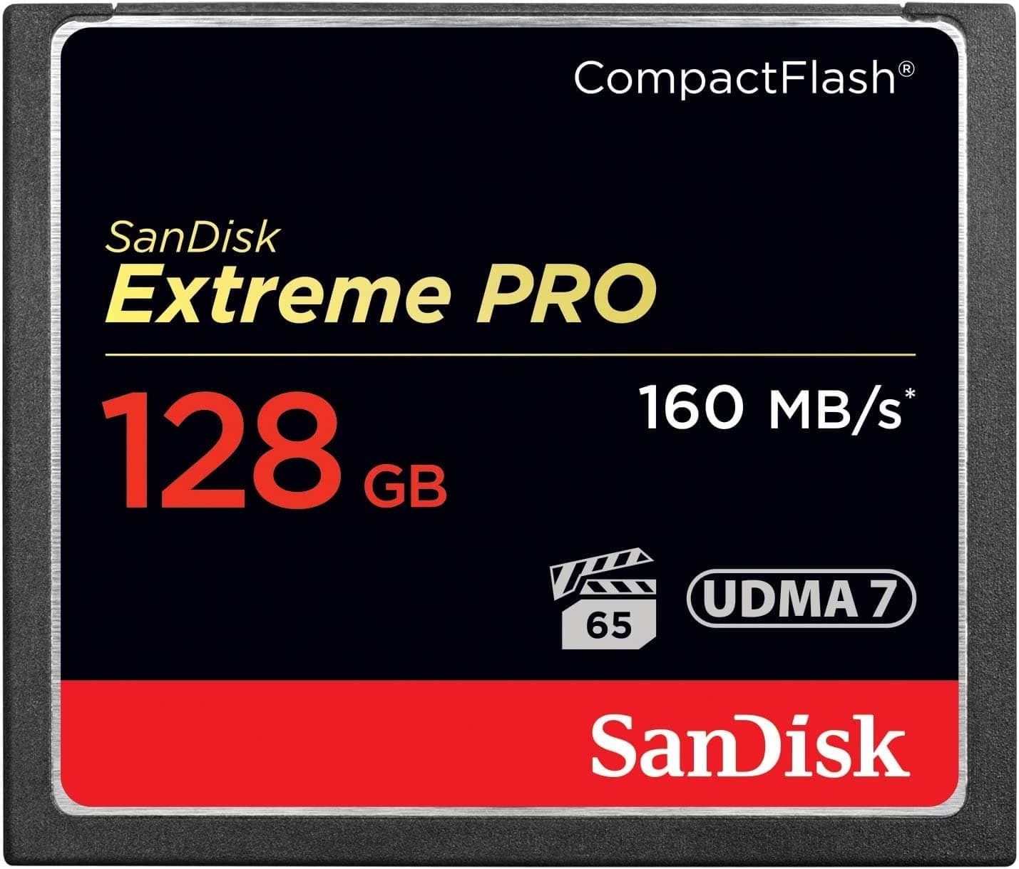 128GB Extreme PRO CompactFlash Memory Card UDMA 7 Speed Up To 160MB/s- SDCFXPS-128G-X46