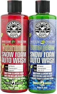 HOL316 Snow Foam Auto Wash Bundle, Cannon and Gun Soap, Safe for Ceramic Coating, Wax and Sealant, Watermelon and Honeydew Scents, 16 Fl Oz (Pack of 2)