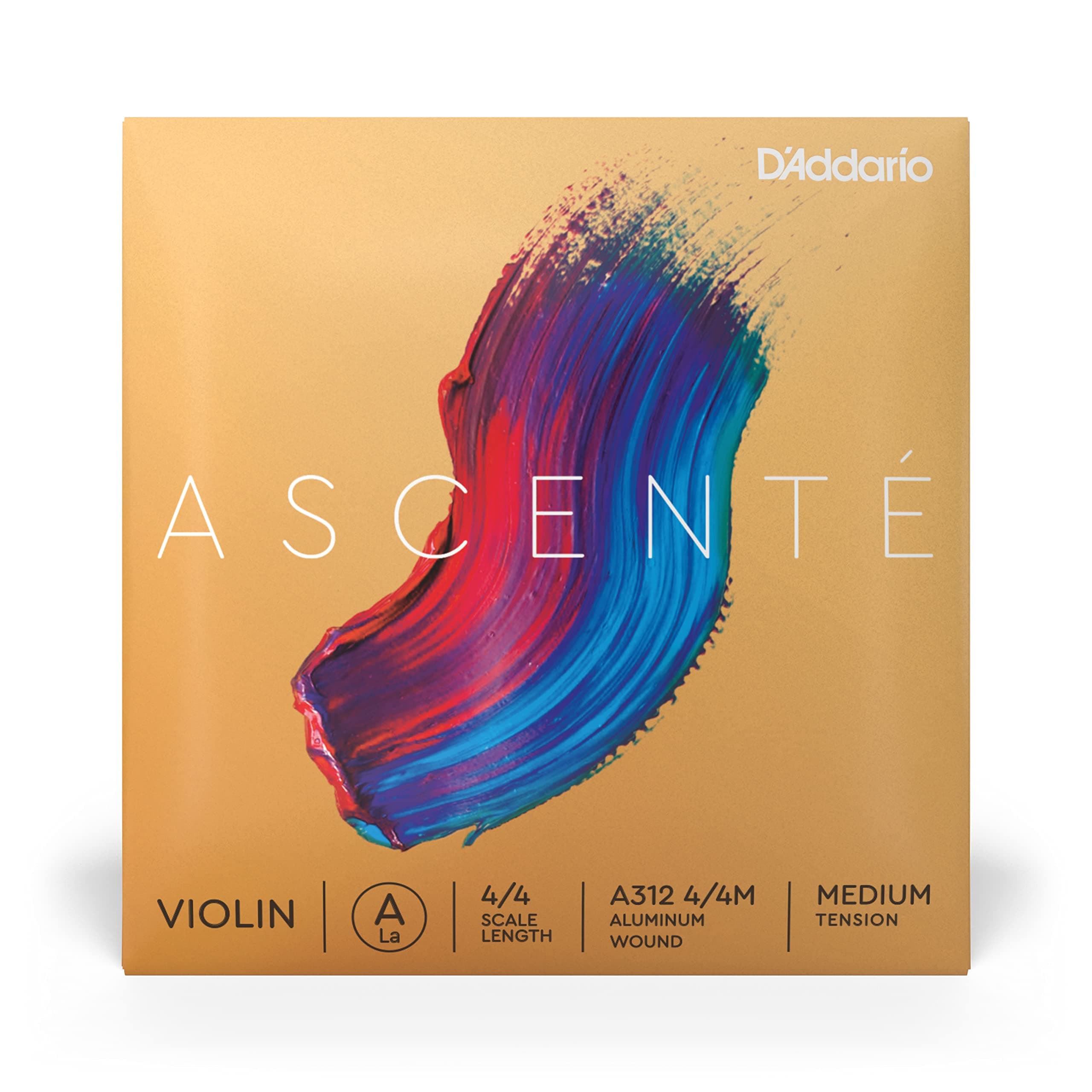 Ascent Violin A String, 4/4 Scale, Medium Tension