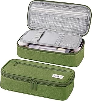 Pencil Case, Large Storage Organizer for Stationery, Back - to - School Essential, Teacher Must - have, Big Pencil Pouch, Marker Case School Supplies for College & High School