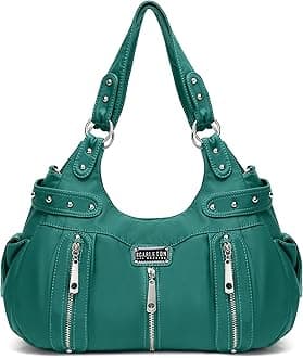 Scarleton Purses for Women Large Hobo Bags Washed Vegan Leather Shoulder Bag Satchel Tote Top Handle Handbags, H1292