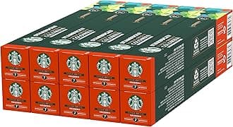 STARBUCKS Single-Origin Colombia by Nespresso, Medium Roast, Coffee Capsules 10 x 10 (100 Capsules)