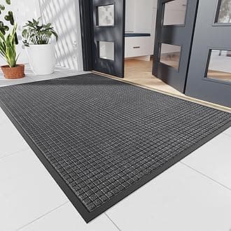 Durable Front Door Mat, 72" x 48" Heavy Duty Indoor Outdoor Doormat for Entryway, Non-Slip Rubber Backing, Stain and Fade Resistant Commercial Floor Mat for Home Office Entry