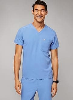 Men's Leon Medical Scrubs Shirt