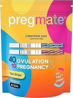 Pregmate 40 Ovulation and 10 Pregnancy Test Strips