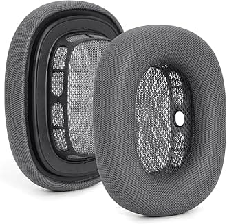 Premium Replacement Ear Cushions for Apple AirPods Max Headphone, Protein Leather Memory Foam Earpads with Excellent Noise Isolation Black
