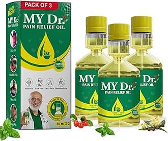 My Dr.® Pain Relief Oil – Ayurvedic Oil for Joint, Knee, Back, Neck, Shoulder, Ankle, Elbow, hip & Muscle Pain | Fast & Long-Lasting Relief from Arthritis, Sciatica, Stiffness & Chronic Pain |