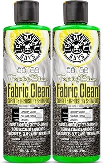CWS2031602 Foaming Citrus Fabric Clean Carpet & Upholstery Shampoo & Odor Eliminator (Car Carpets, Seats & Floor Mats), Safe for Cars, Home, Office, & More, 16 fl oz, 2 Pack