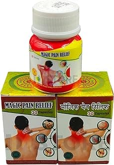 Magic Pain Relief 30 Capsules For Joint Pain (Pack of 3)