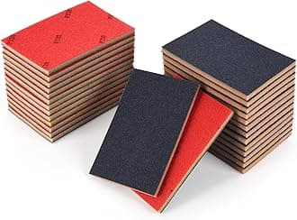28 PCS 180-3000 Grit Sanding Sponge,Soft Foam Sanding Block,Ultra Fine Sanding Pads Wet Dry Sandpaper Sponge for Model Drywall Metal Wood Furniture Polishing