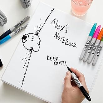 Sharpie Permanent Marker Set, Exclusive Colour Assortment, Fine Point, 28 Count