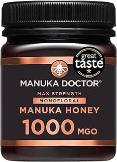 MANUKA DOCTOR | MGO 1000 Manuka Honey Monofloral | 250g | 100% Pure New Zealand Honey | Certified RAW | Non-GMO | Independently Lab Tested | Hive to Home Traceable