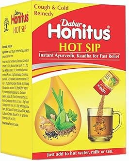 Dabur Honitus Hot Sip Ayurvedic Kaadha - 4 g Sachets (Pack of 7)