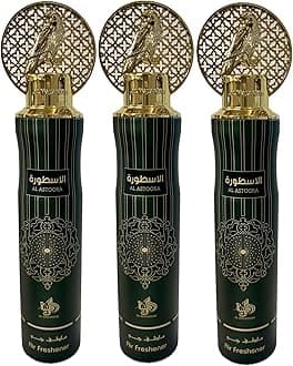 Arabian Air Freshener Bundle (3 x 300ml) Dubai, Luxury Scent, Long Lasting Fragrance (3 x Al Astoora)