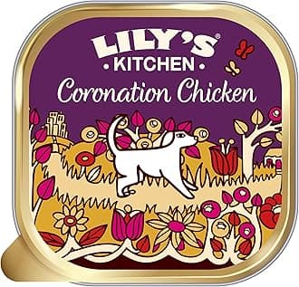 Lily's Kitchen Coronation Chicken - Complete Grain Free Natural Adult Dog Food Wet (10 x 150g Trays)