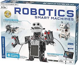 Thames and Kosmos | 620375 | Robotics: Smart Machines | Program and Control Your Robots With Your Tablets/Smartphones | 8 Models | Ages 8+