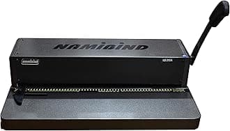 A4 & A3 Spiral Binding Machine Note Book Spiral Binding Machine Binding Capacity 400 Sheet and Best for Office & Bank