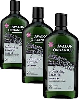 Avalon Organics Botanicals, Shampoo, Lavender, 11 oz (Pack of 3)