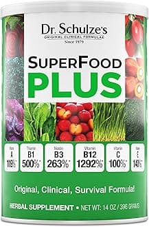 - SuperFood Plus - Everyday Superfood Supplement to Support Overall Wellness - Clean, Quality Nutrition - Supports Metabolism & Daily Energy - Gluten-Free & Dairy-Free - 14 oz