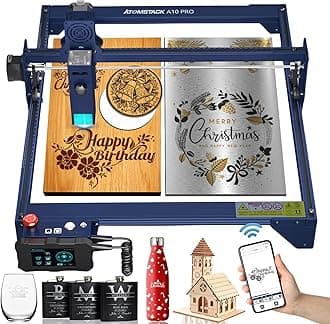 ATOMSTACK A10 Pro Laser Engraver for Professionals, 10000mW Output Laser, Laser Class 4, Laser Cutting Machine for Wood and Acrylic, High-Precision Engraving Machine for Wood and Metal (A10 Pro)