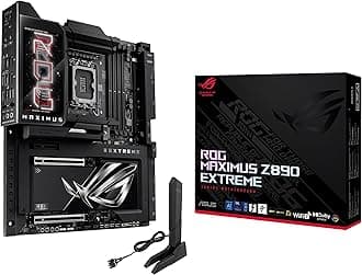 ROG MAXIMUS Z890 EXTREME Intel® Z890 LGA 1851 E-ATX motherboard, Advanced AI PC-ready, 24+2+1+2 stages, DDR5, WiFi7, 2.5G/10G LAN, PCIe® 5.0 M.2, Thunderbolt™ 5, USB Type-C®, AI OC, 5” LCD Screen