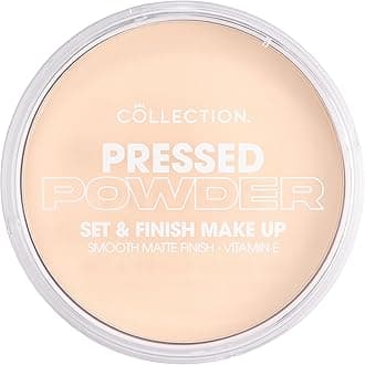 Collection Cosmetics Pressed Powder, Velvety Matte Finish, 17g, Ivory