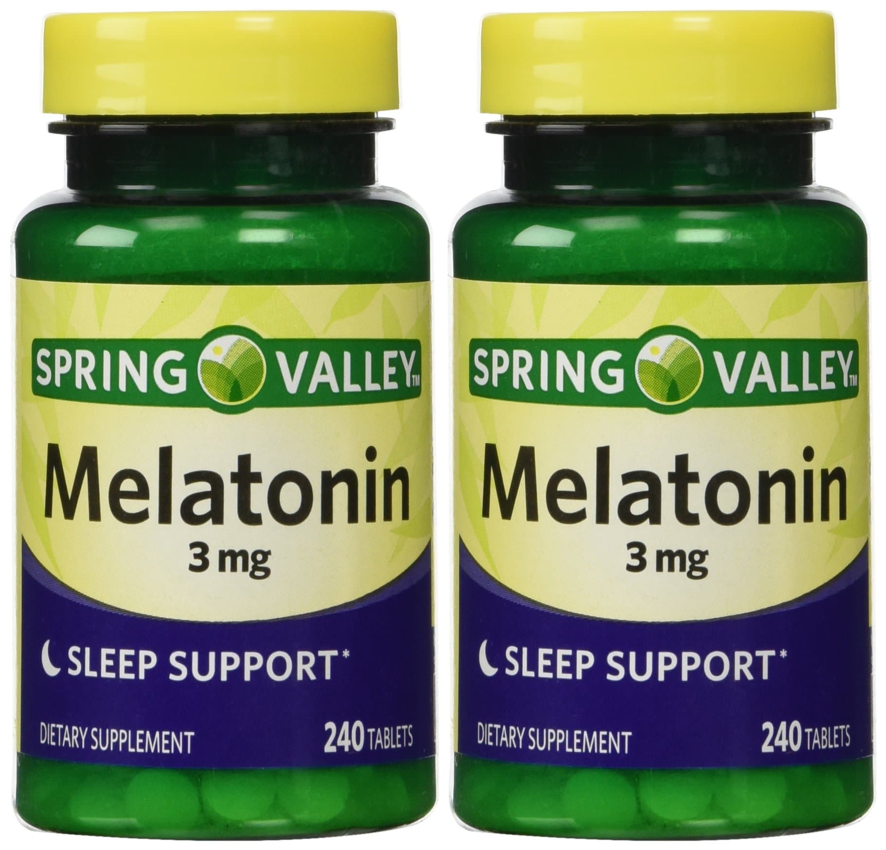 Spring Valley - Melatonin 3 mg, 480 Tablets, Twin Pack