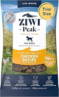 Peak Air-Dried Dog Food – Chicken - All Natural, High Protein, Grain Free, Limited Ingredient w/Superfoods (3.5oz)