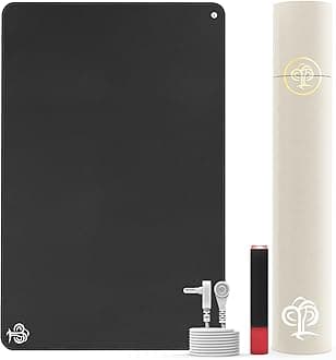 Grounding Mat for Improve Sleep, Pain Relief, Inflammation,22.68 x 35.43 inch Earthing Mat Grounding Pad for Bed, Feet, Yoga, Working, Enjoy The Grounding Effect at House