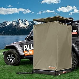 ALL-TOP Vehicle Awning 270 Degree 8.2' Rooftop Pull-Out Retractable 4x4 Weath...