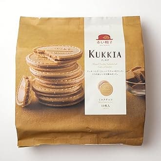 KUKKIA Milk Chocolate - Whipped Milk Chocolate Cream Sandwiched with Wafer(Gaufrette) and Crispy Cookie 12pcs