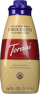 ToraniSUGAR FREE White Chocolate Sauce 4lbs (1.89L)