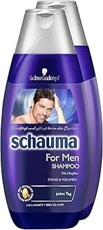 Schauma for Men Shampoo Pack of 2 (2 x 400 ml)