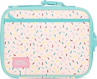 Kids Lunch Box for School | Reusable Insulated Lunch Bag for Toddler, Girl, and Boy | Meal Containers with Exterior & Interior Pockets | Hadley Collection | Confetti