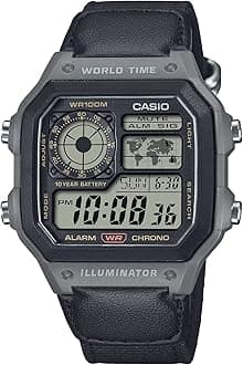 Casio Uni Analog Quartz Watch with Strap AE-1200WHUB-8AVEF